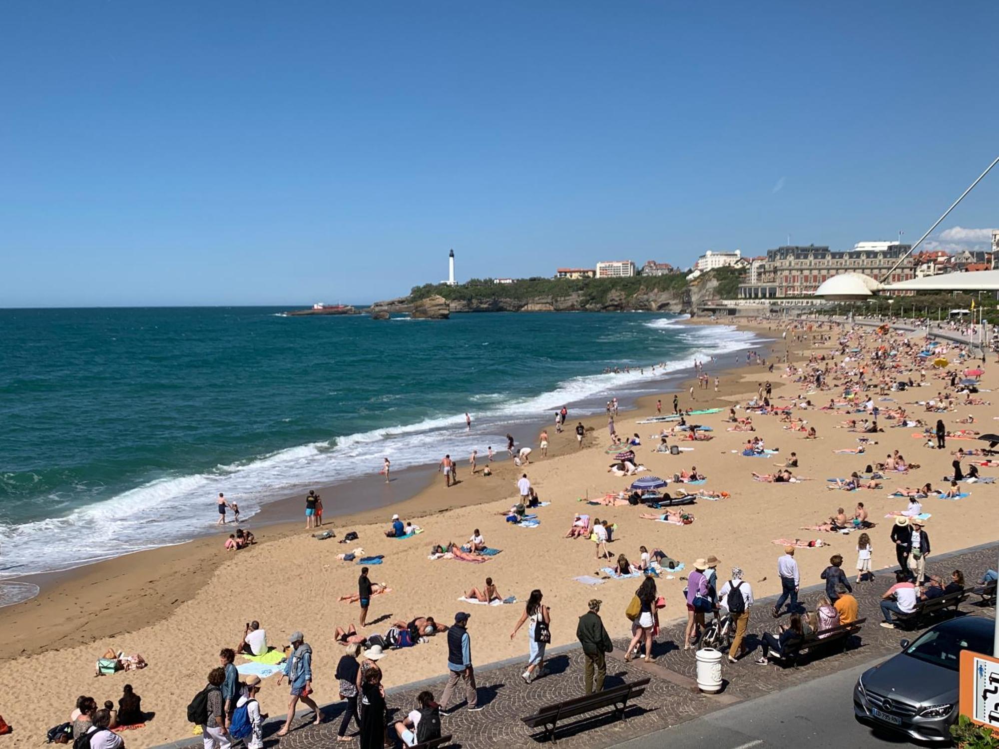 Biarritz Centre, Pres Avenue De Verdun, Cosy Apt 2 Pieces , Salon , Chambre Separe, Rue Tres Calme A 10 Minutes A Pied De La Grande Plage Extérieur photo